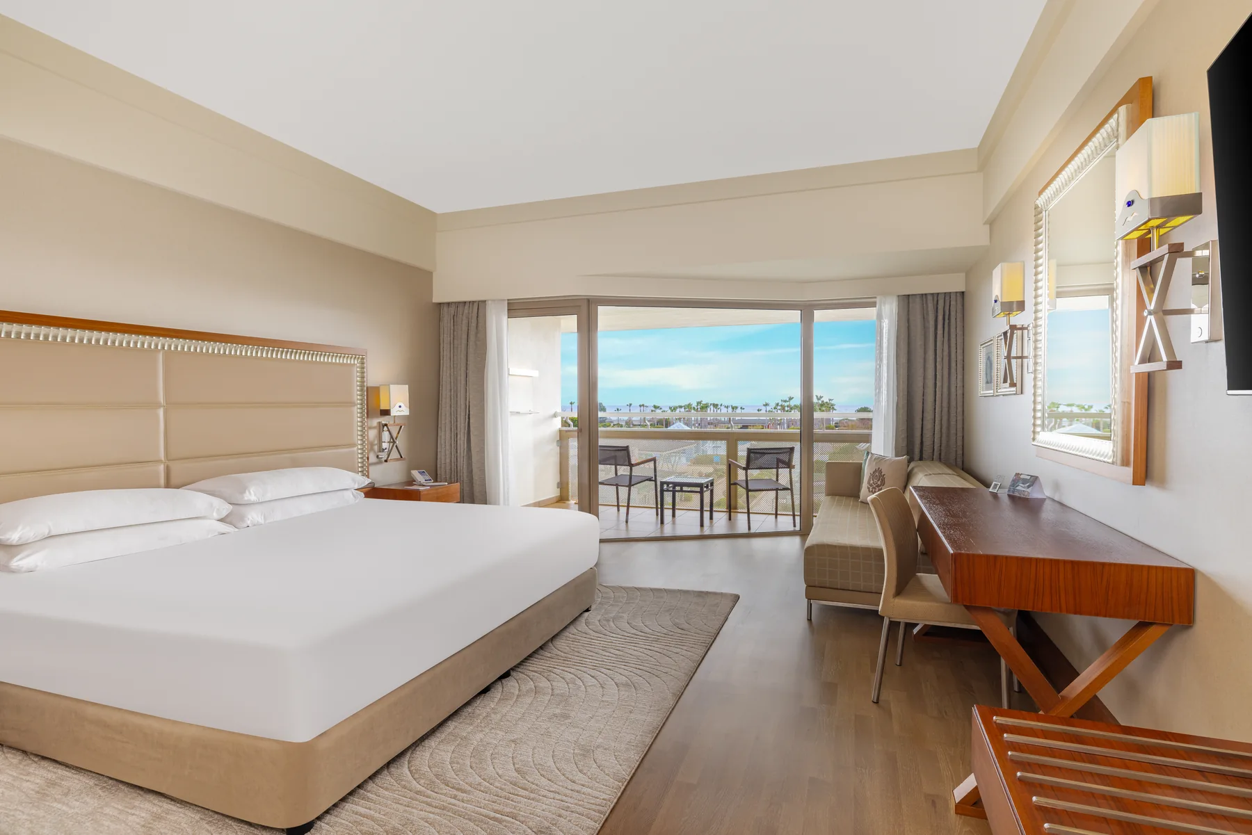 Sea-view guest room at Hilton Dalaman Sarigerme Resort & Golf