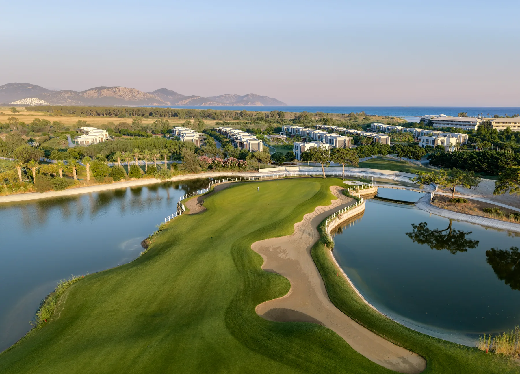 The Dalaman Golf Club, resort and Aegean coastline