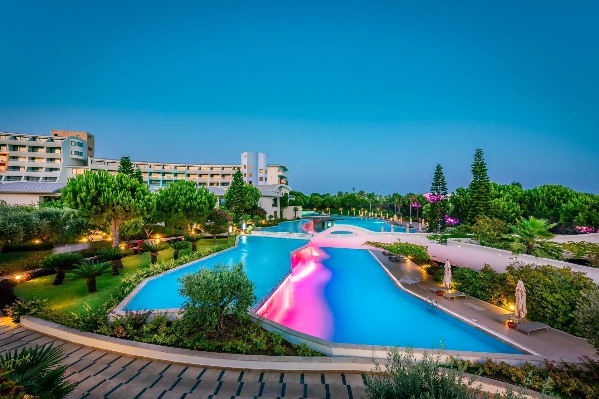 Aerial general view of Cornelia Diamond Golf Resort & Spa in Belek