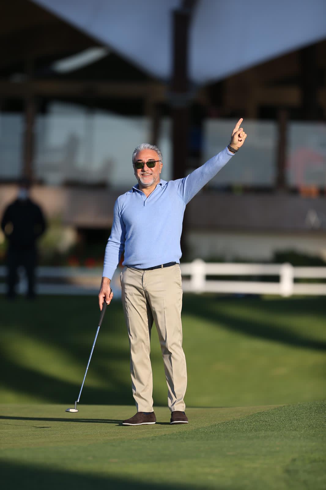 Cahit Şahin on a golf course