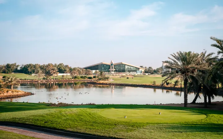 Abu Dhabi Golf Club — golf course view