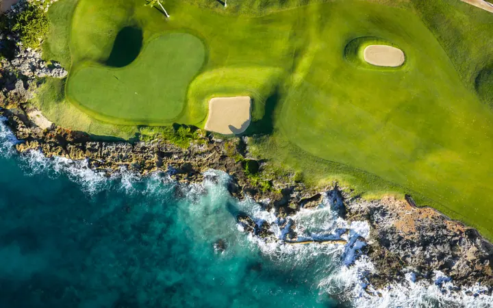 Teeth of the Dog — golf course view